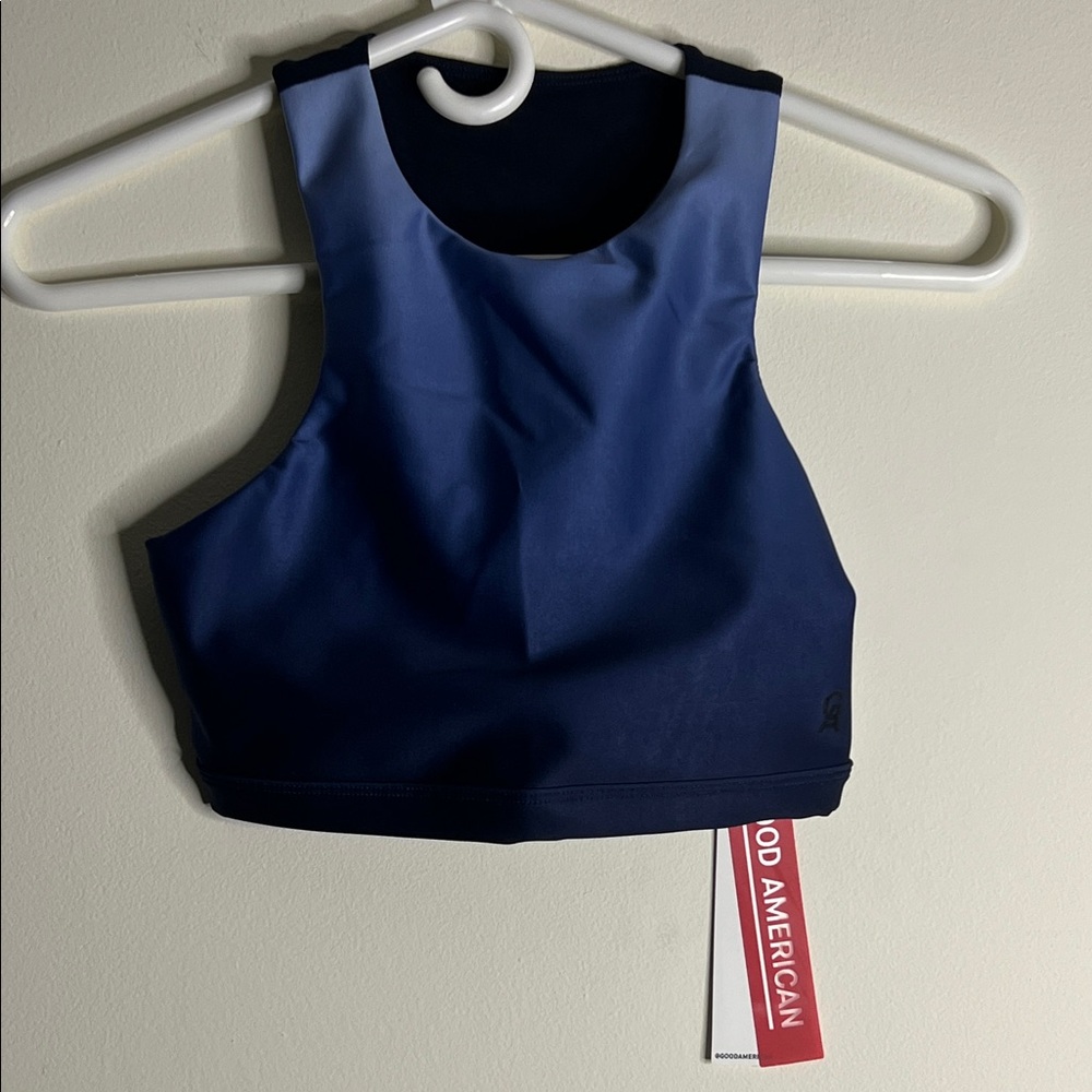 Good American Empower Navy Blue Bra Size 1/Small
